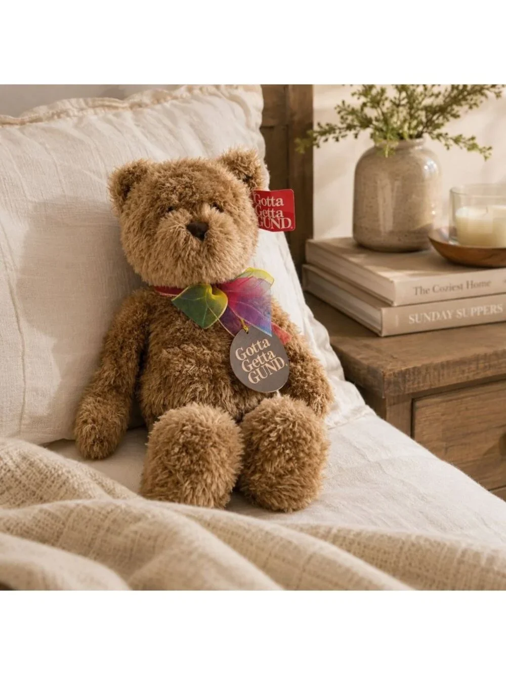 Gotta Getta Gund Bear F25724-1 Bearessence Plush Stuffed Animal Brown 14